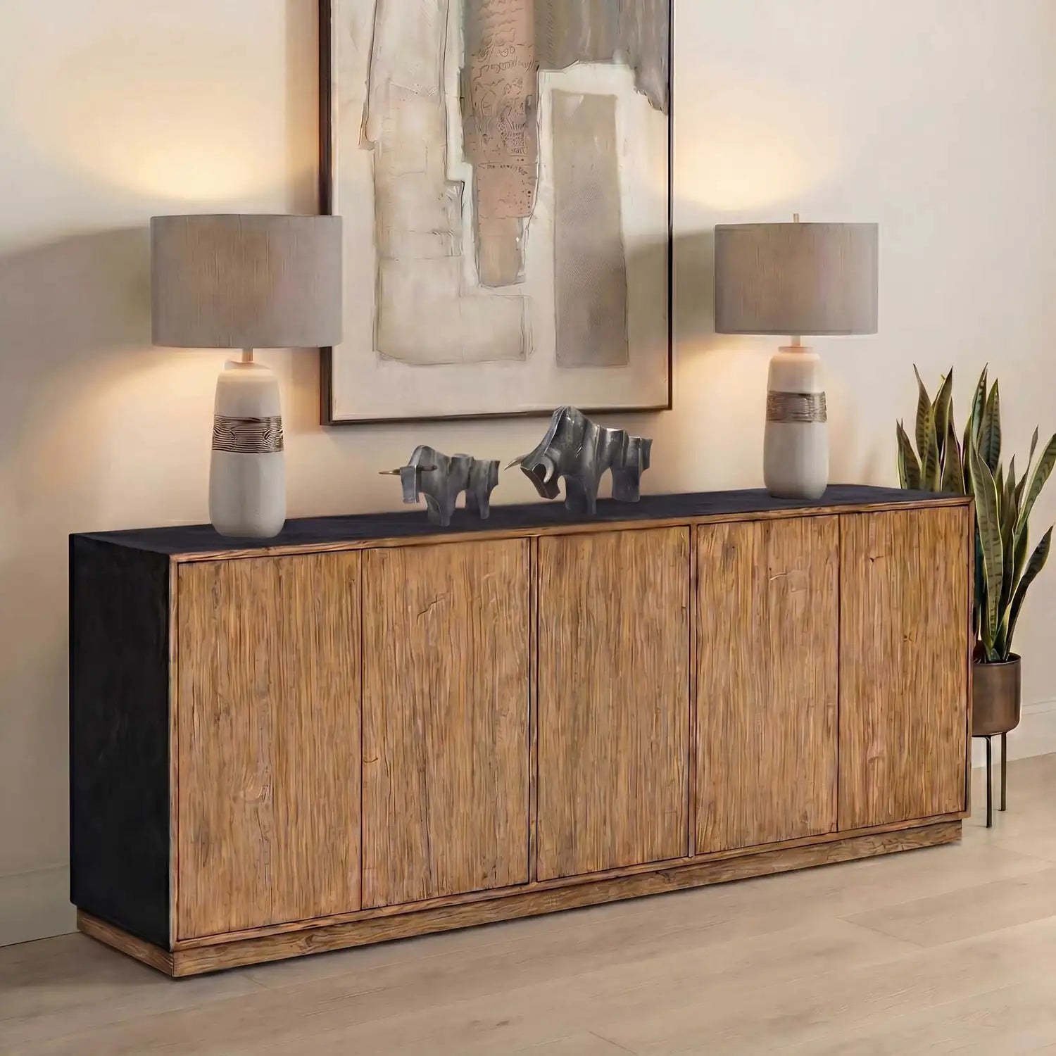 UTTERMOST Kelvin 5 Door Media Console - Decorative Accents