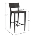 UTTERMOST CALBAS JAVA OUTDOOR BAR STOOL - Benches, Ottoman, Stools