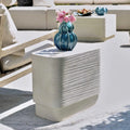 UTTERMOST Saltwater Concrete Side Table - Side