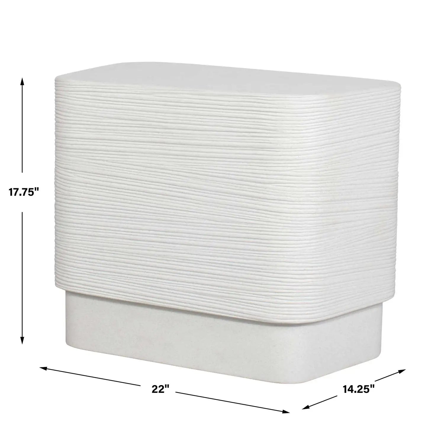 UTTERMOST Saltwater Concrete Side Table - Side