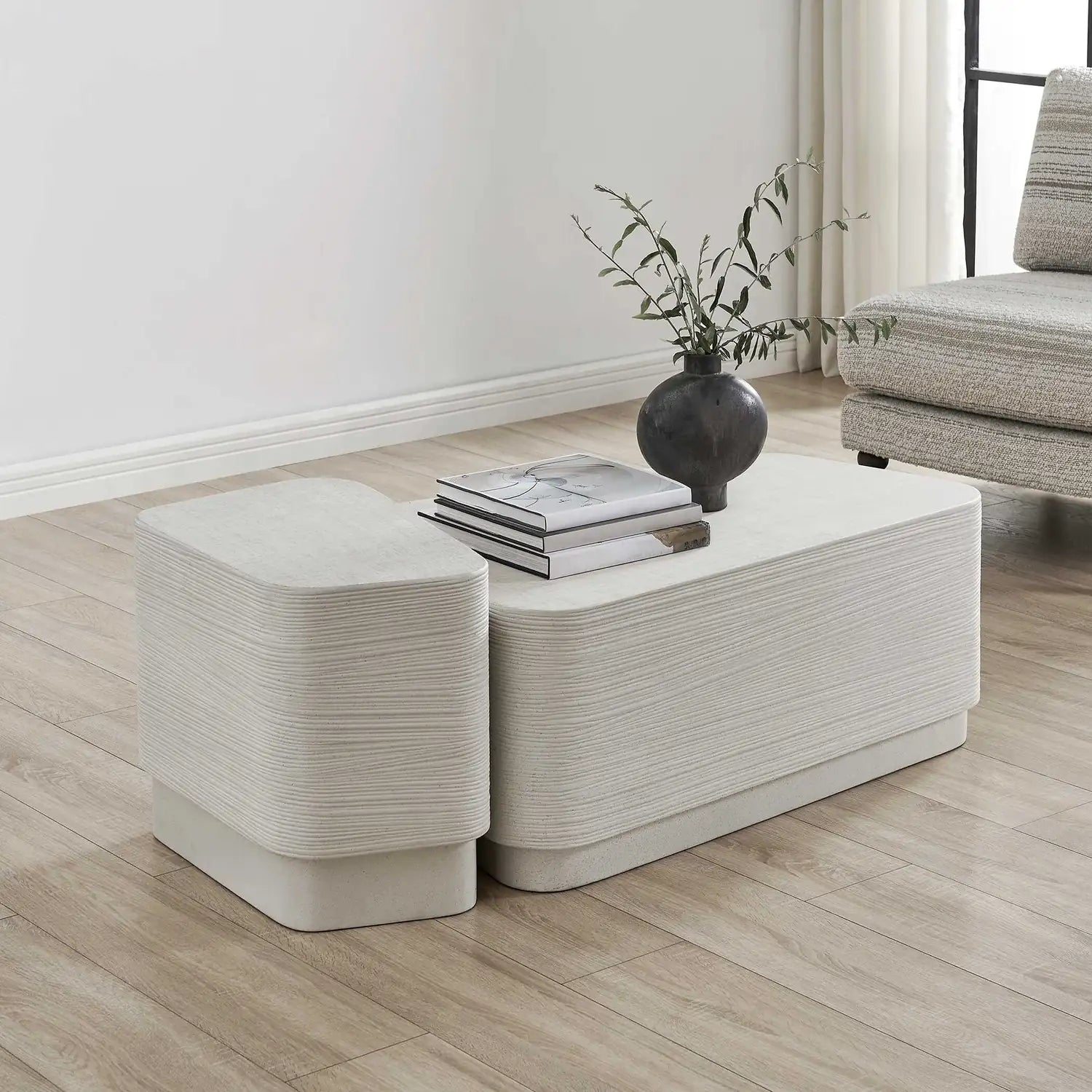 UTTERMOST Saltwater Concrete Coffee Table - Coffee