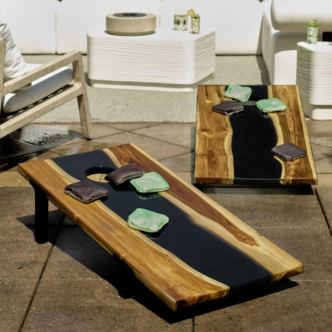 UTTERMOST Clearwood Cornhole Game Set Of 2 - Decorative Accents