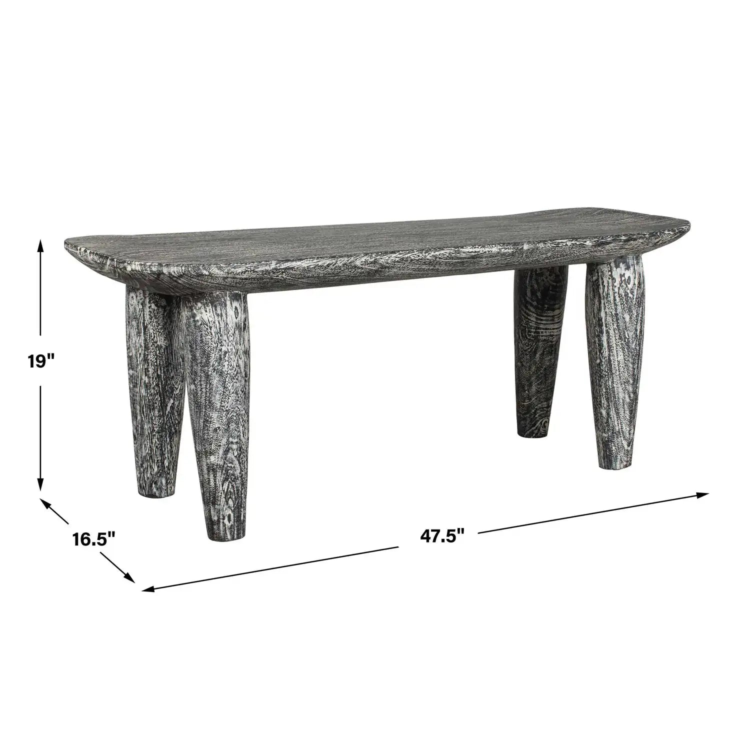 UTTERMOST Fade To Bench - Decorative Accents