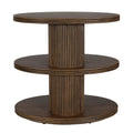 UTTERMOST TOP TIER OVAL SIDE TABLE - Decorative Accents