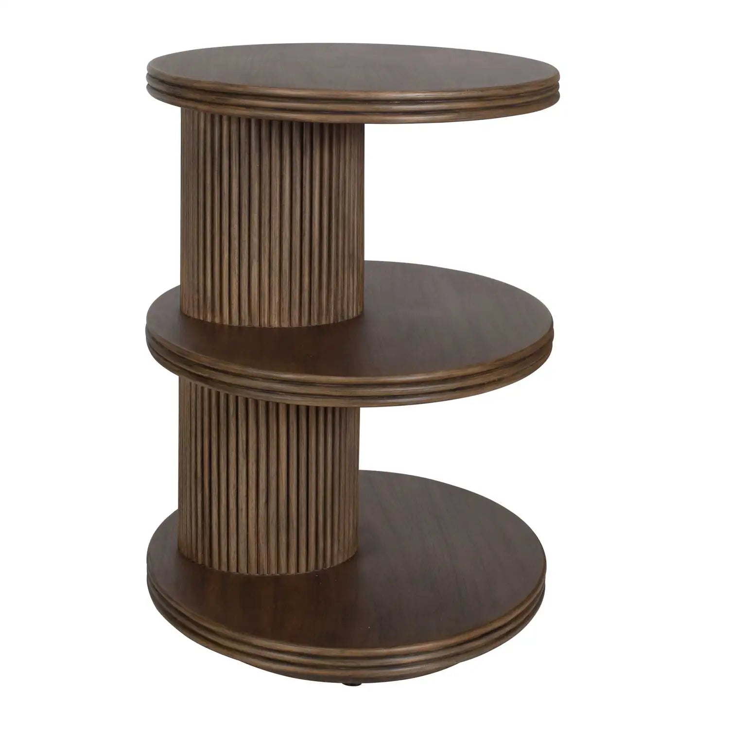 UTTERMOST TOP TIER OVAL SIDE TABLE - Decorative Accents