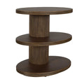 UTTERMOST TOP TIER OVAL SIDE TABLE - Decorative Accents