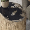 UTTERMOST ARCO PETRIFIED TOP ACCENT TABLE - Decorative Accents