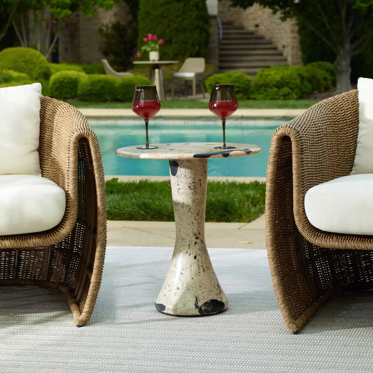 UTTERMOST Cadas Indoor-Outdoor Side Table - Decorative Accents