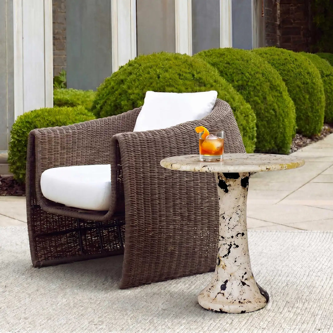 UTTERMOST Cadas Indoor-Outdoor Side Table - Decorative Accents