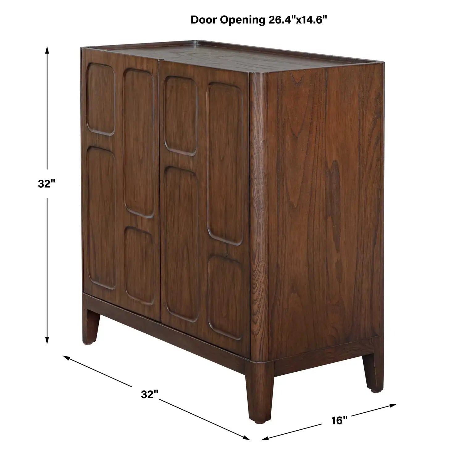 UTTERMOST On The Block 2 Door Cabinet - Decorative Accents
