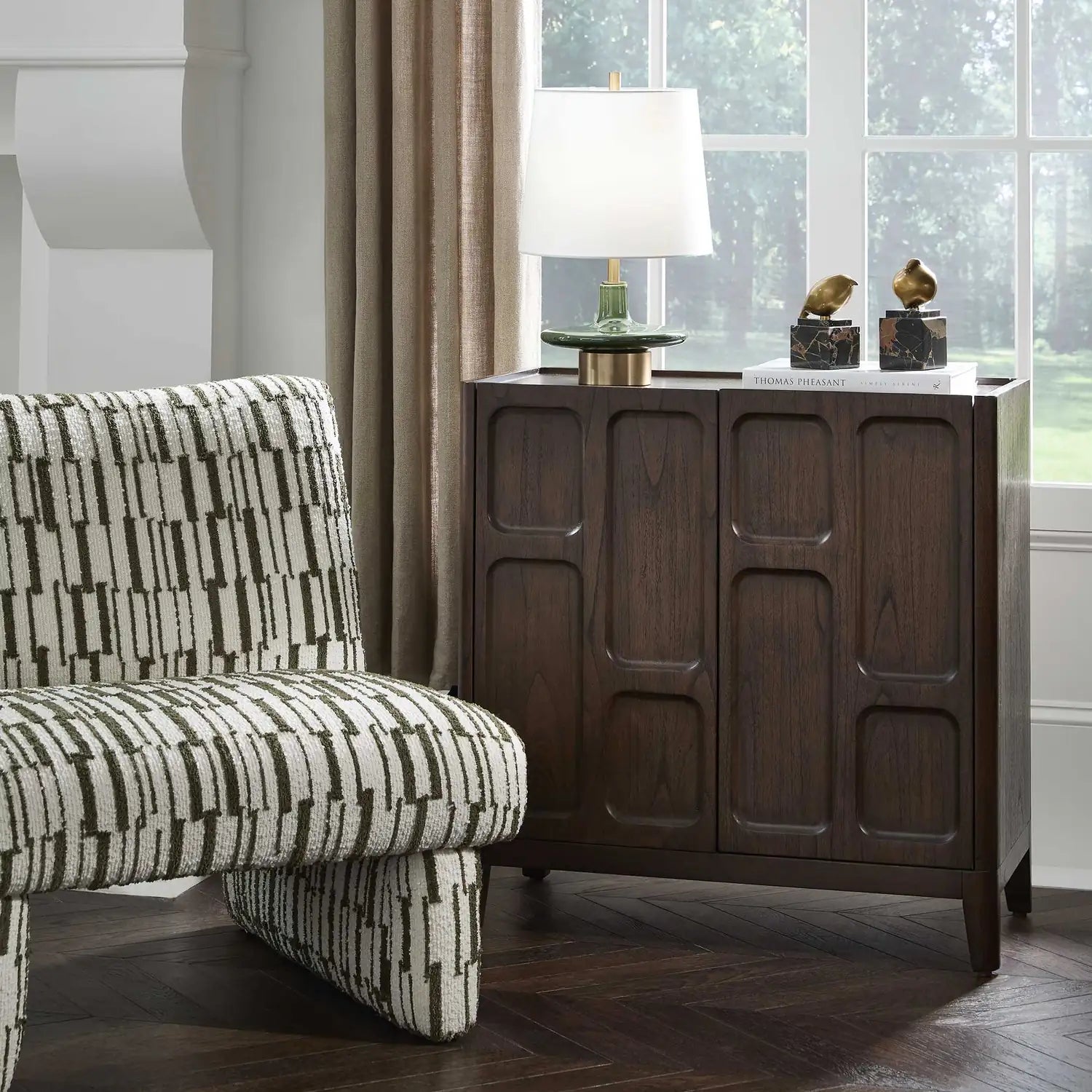 UTTERMOST On The Block 2 Door Cabinet - Decorative Accents