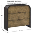 UTTERMOST Byrams 3 Drawer Chest - Decorative Accents