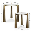 UTTERMOST Claridge Nesting Tables Set Of 2 - Decorative Accents