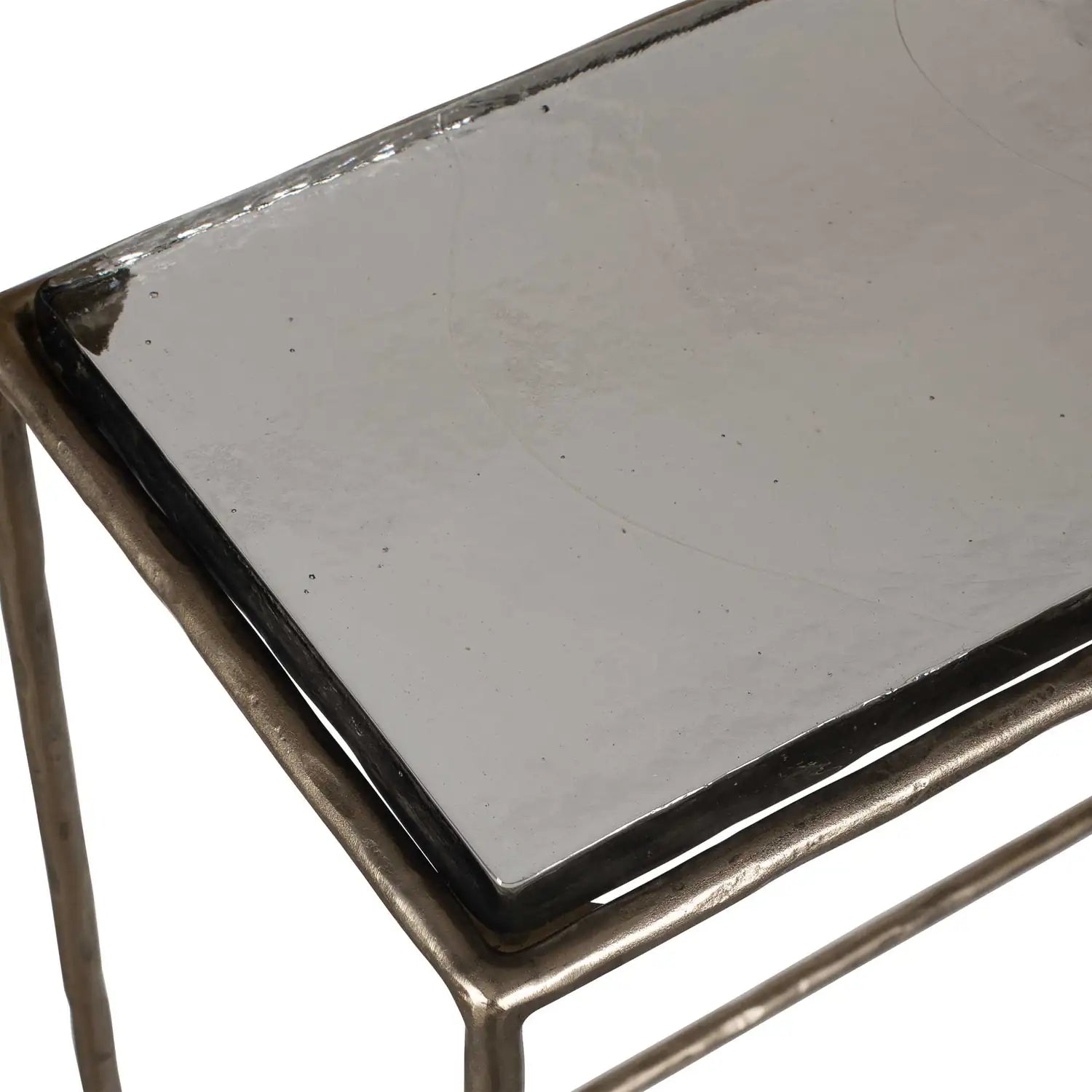 UTTERMOST Ovard Minimalist Metal Console Table - Decorative Accents