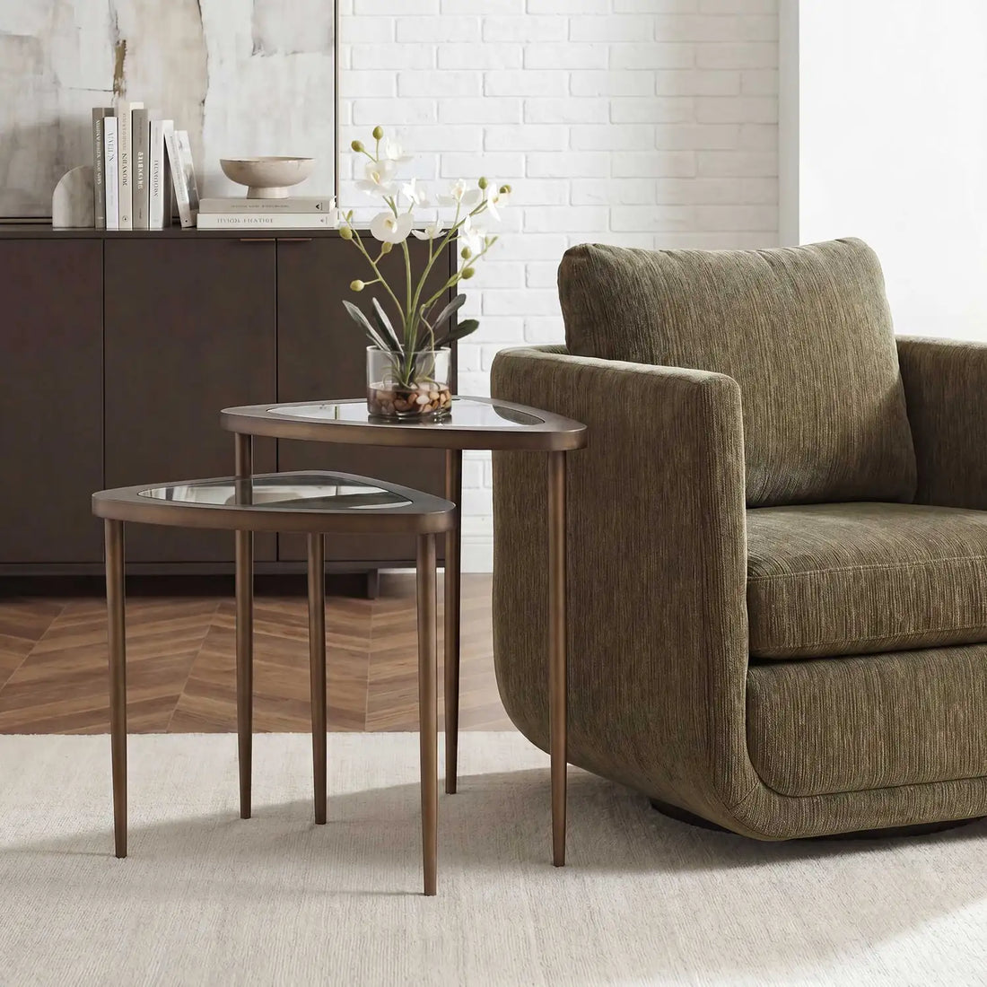 UTTERMOST Millar Curved Nesting Tables S/2 - Decorative Accents