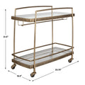 UTTERMOST Scarritt Bar Cart - Decorative Accents