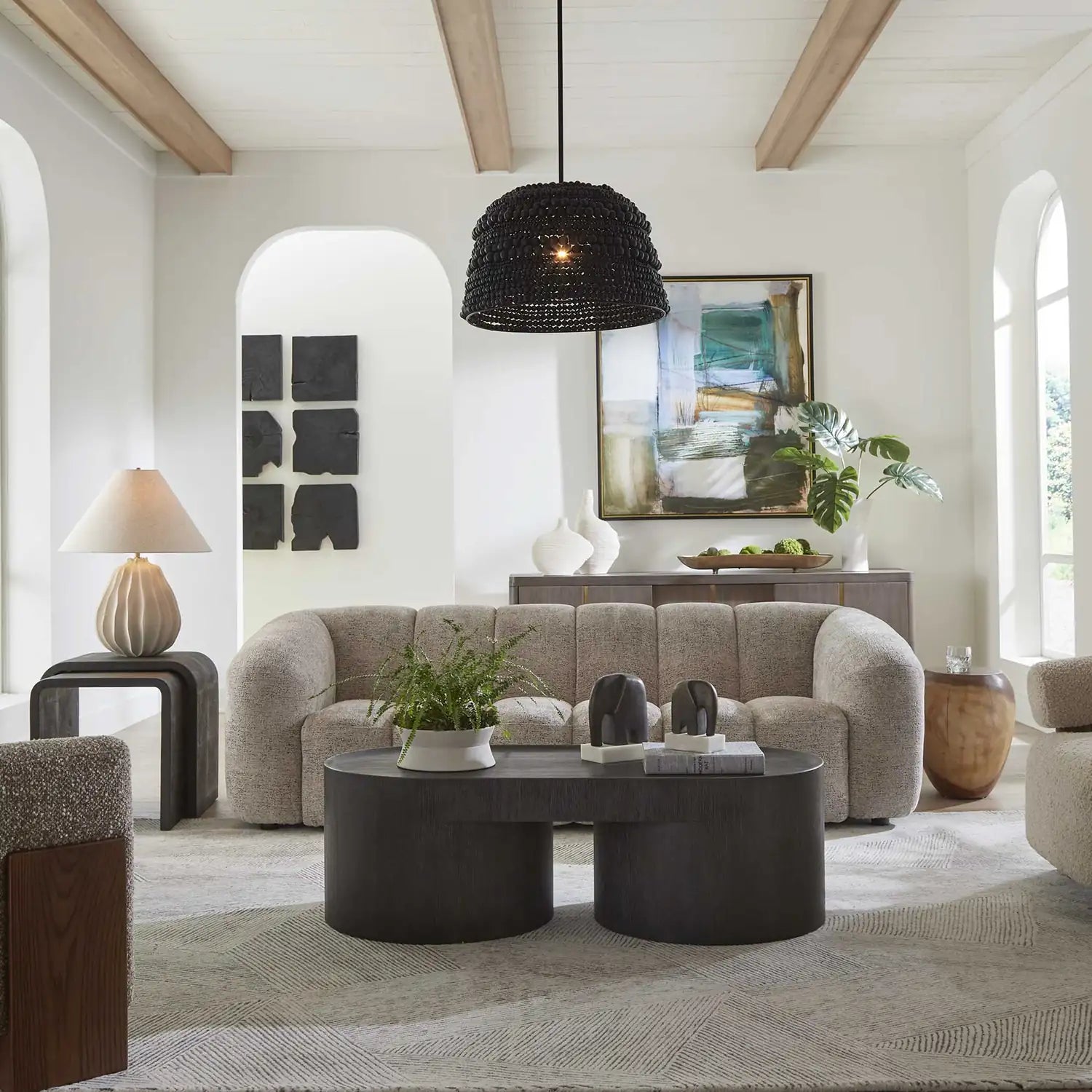 UTTERMOST Isbell Stained Coffee Table - Decorative Accents