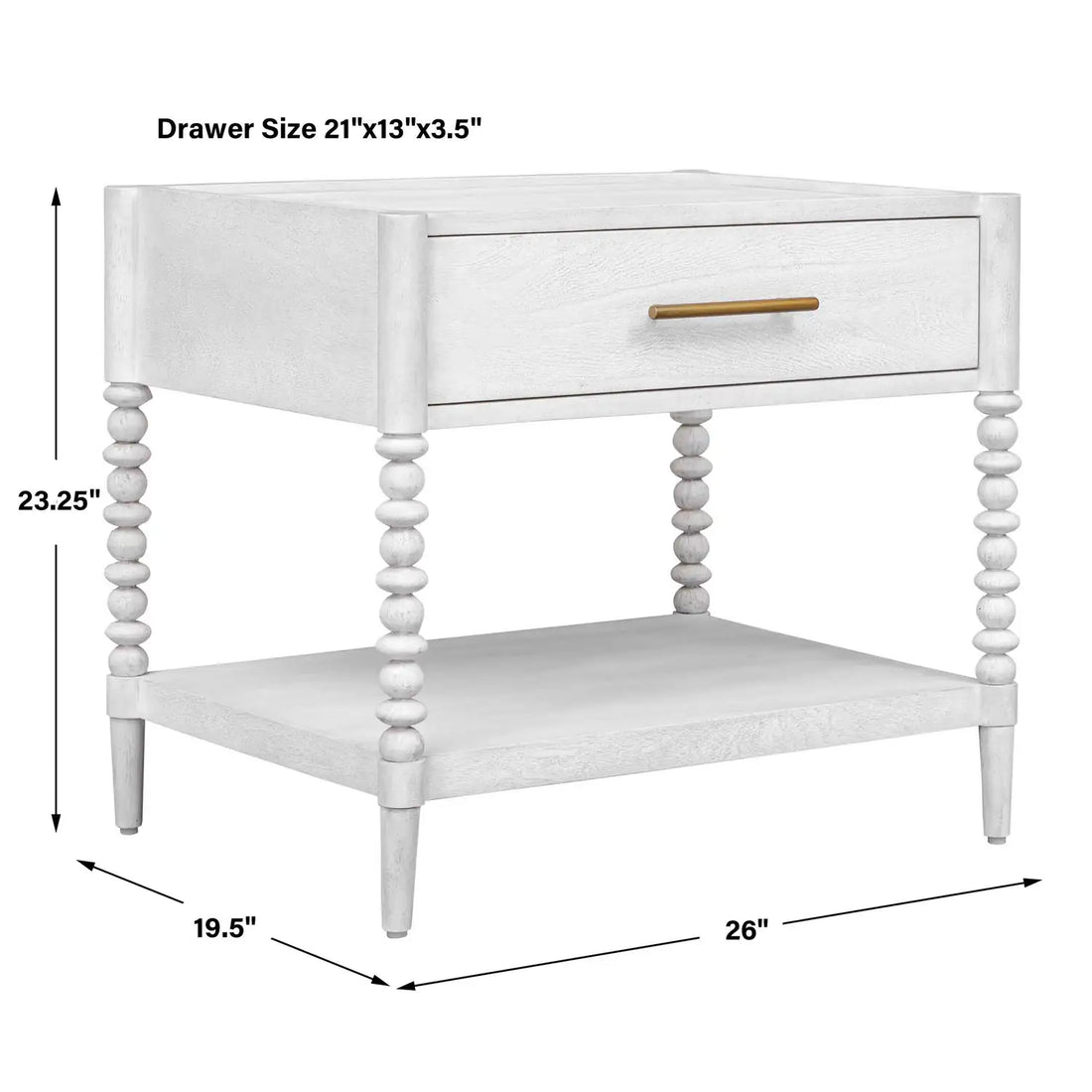 UTTERMOST Bales Side Table - Decorative Accents