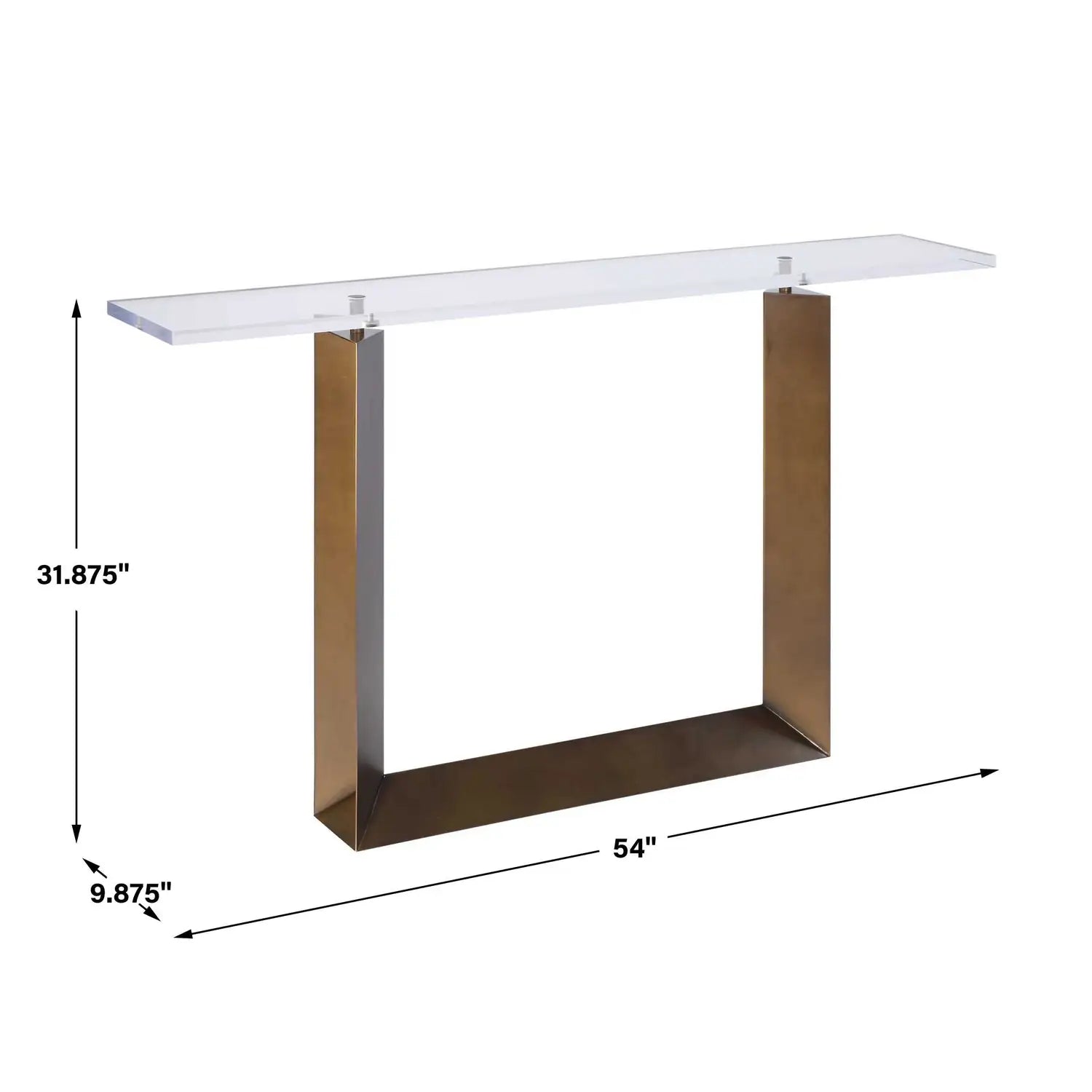 UTTERMOST McElroy Modern Console Table - Decorative Accents