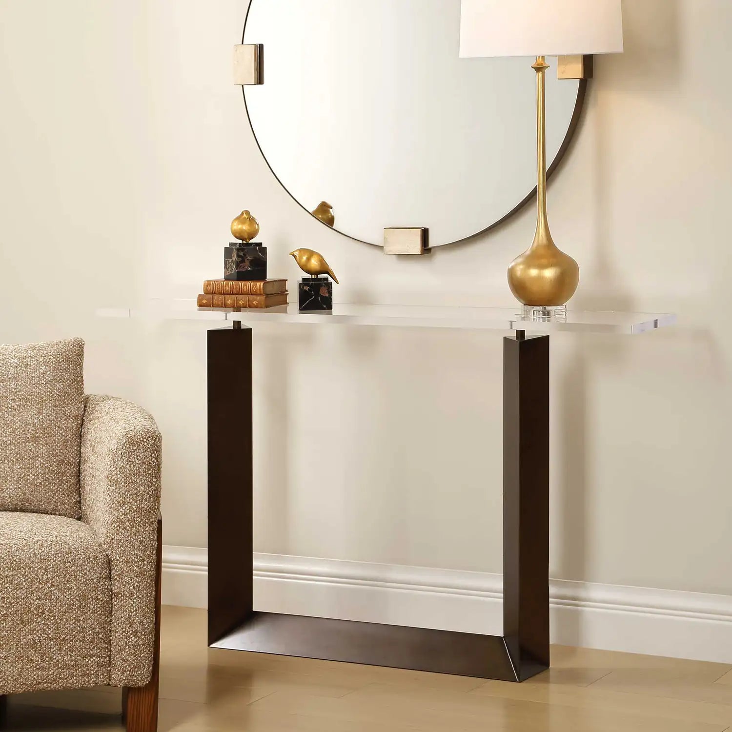 UTTERMOST McElroy Modern Console Table - Decorative Accents