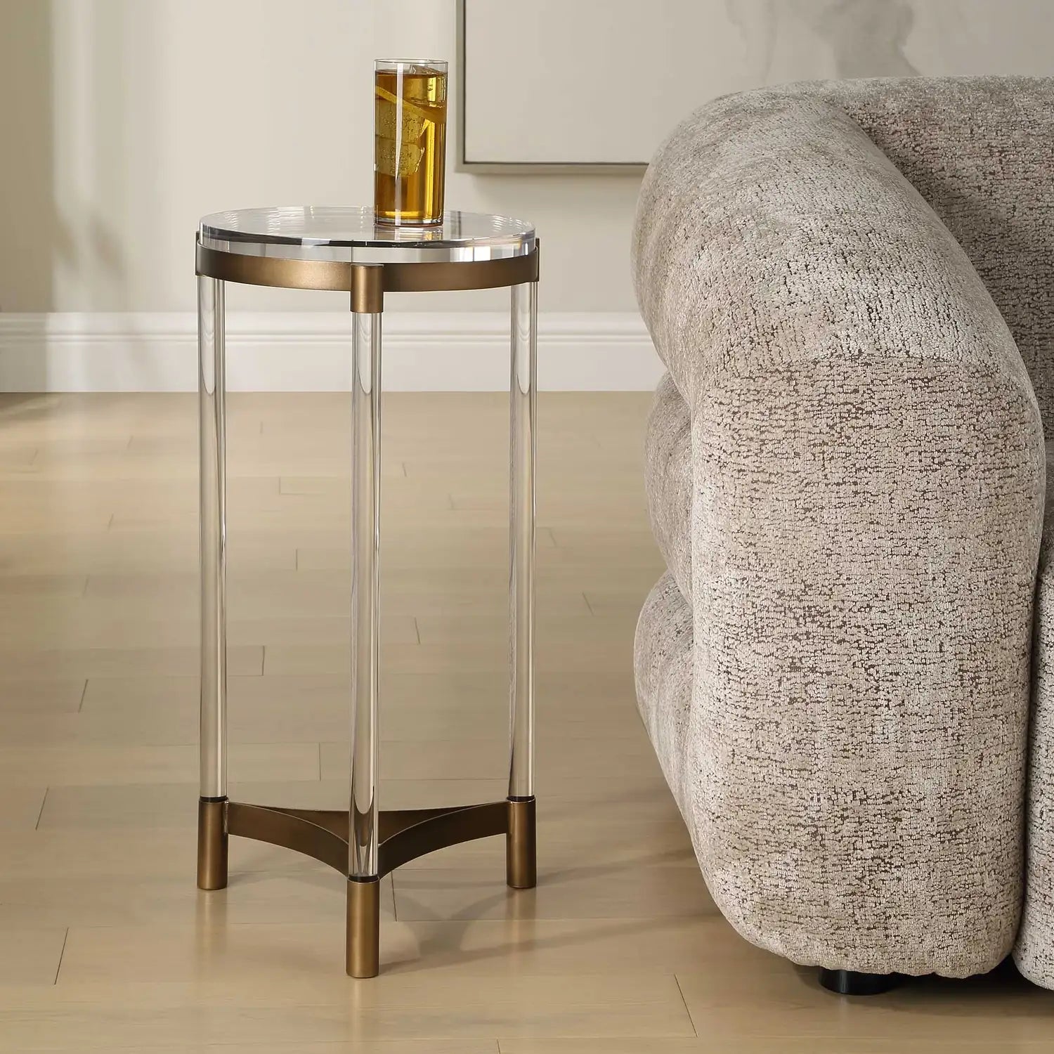 UTTERMOST Pereira Acrylic Accent Table - Decorative Accents