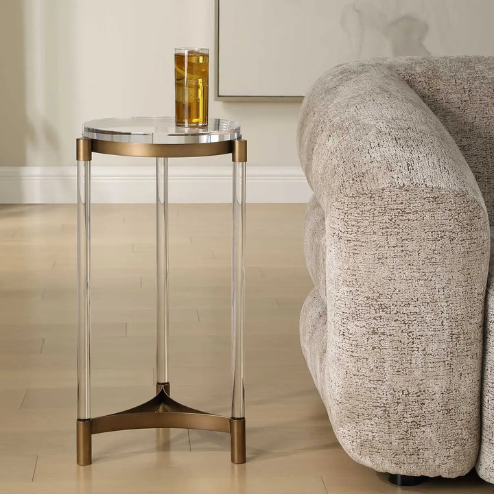UTTERMOST Pereira Acrylic Accent Table - Decorative Accents