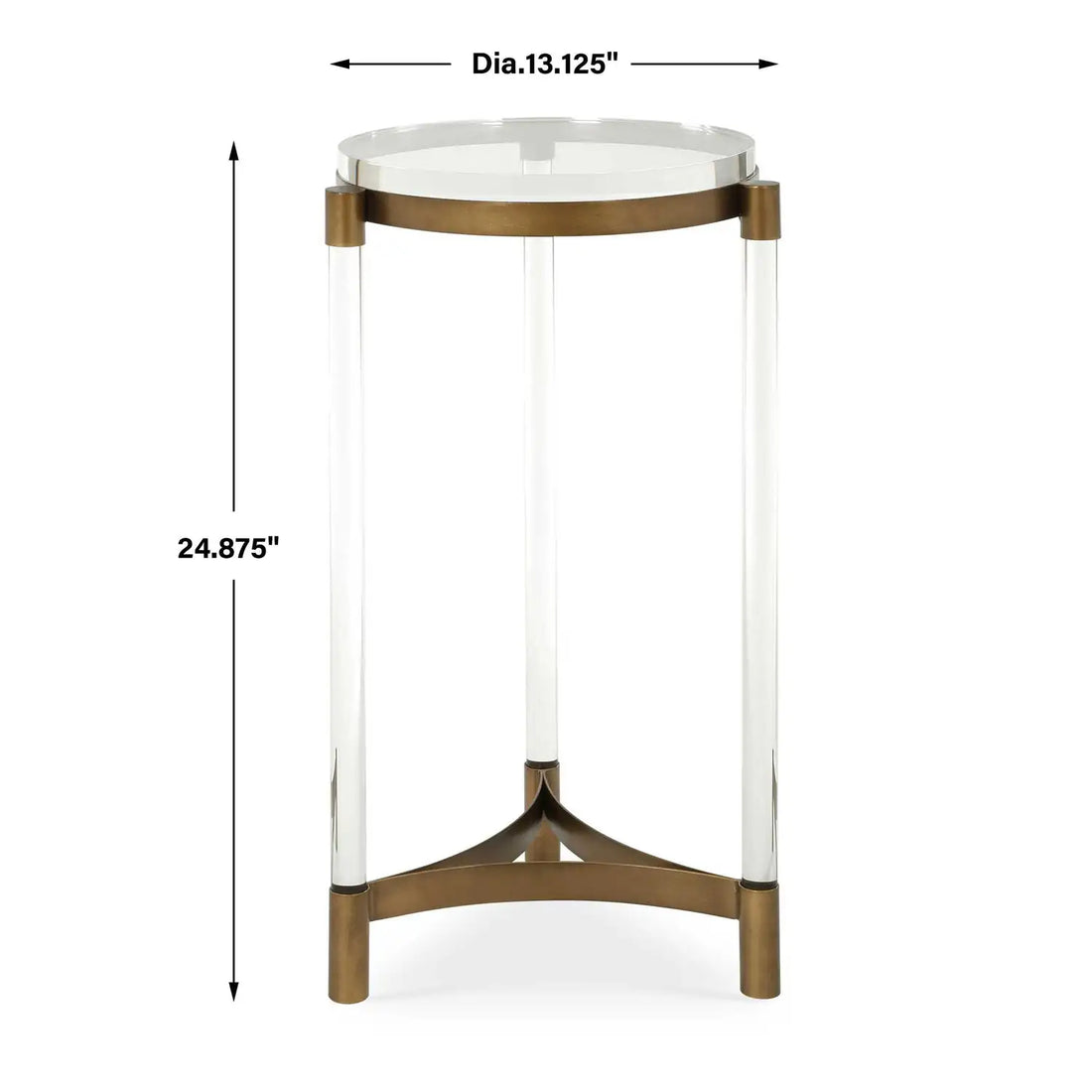 UTTERMOST Pereira Acrylic Accent Table - Decorative Accents