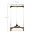 UTTERMOST Pereira Acrylic Accent Table - Decorative Accents