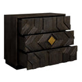 UTTERMOST Faulkner 3 Drawer Modern Chest - Decorative Accents