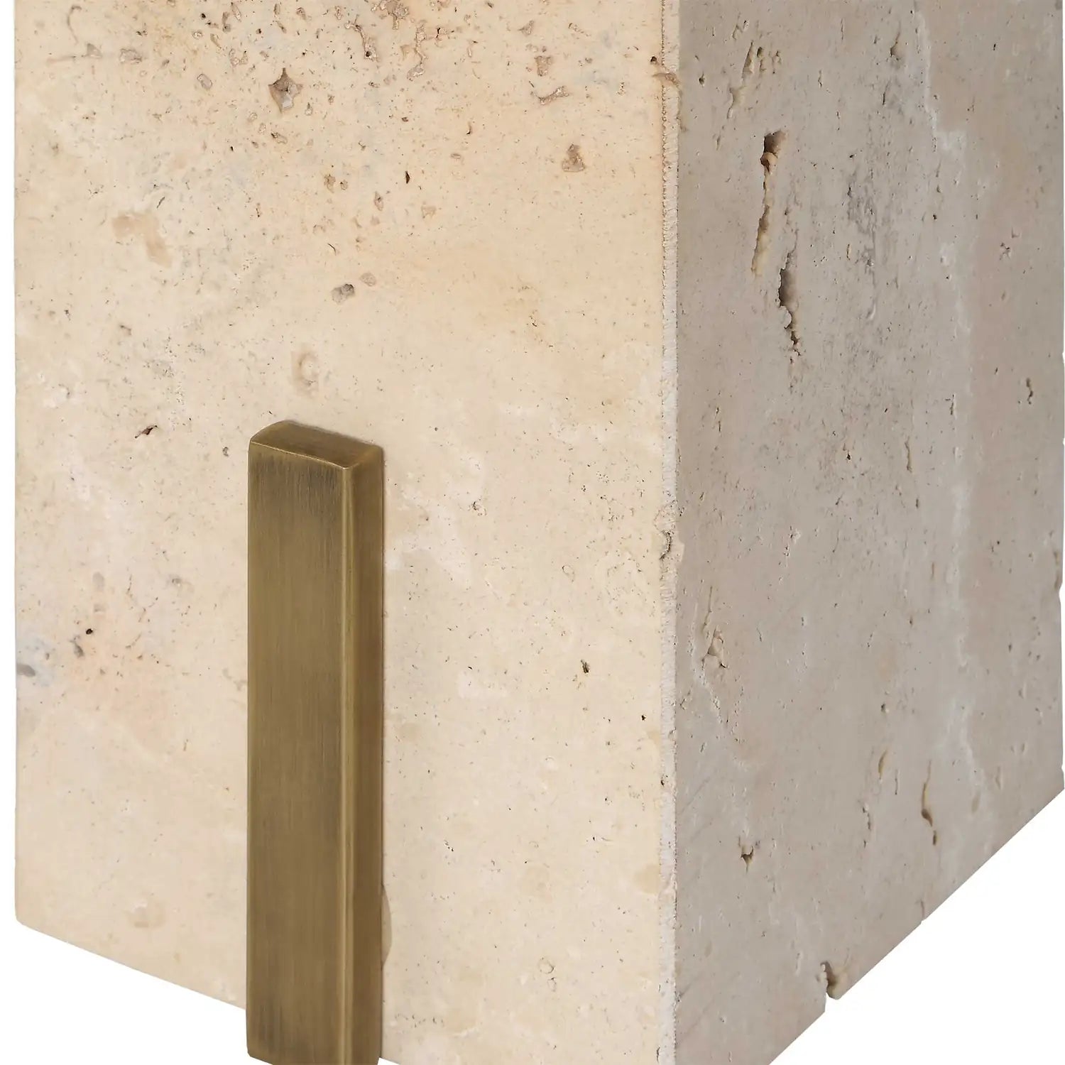 UTTERMOST FERANNO TRAVERTINE ACCENT TABLE - Decorative Accents