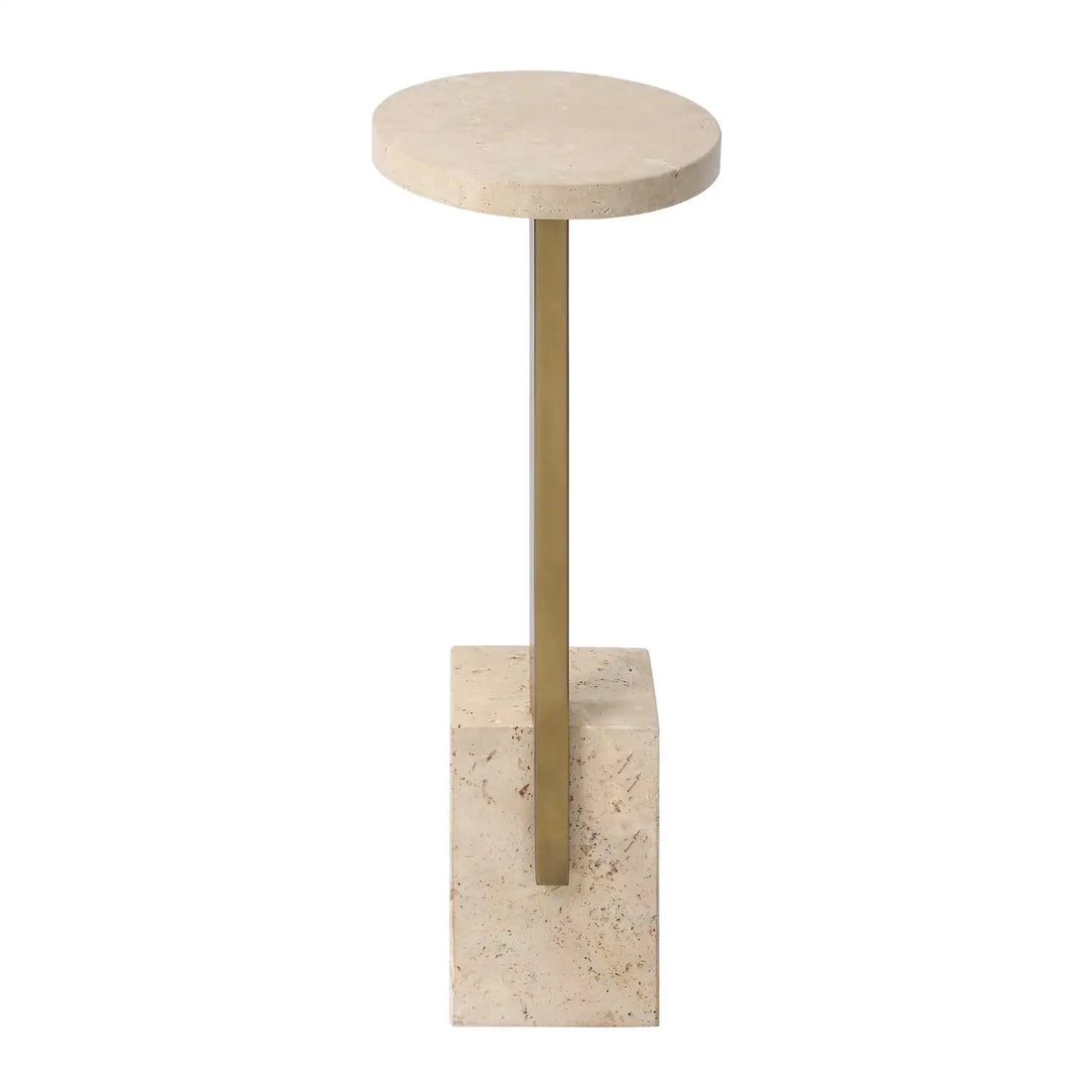 UTTERMOST FERANNO TRAVERTINE ACCENT TABLE - Decorative Accents