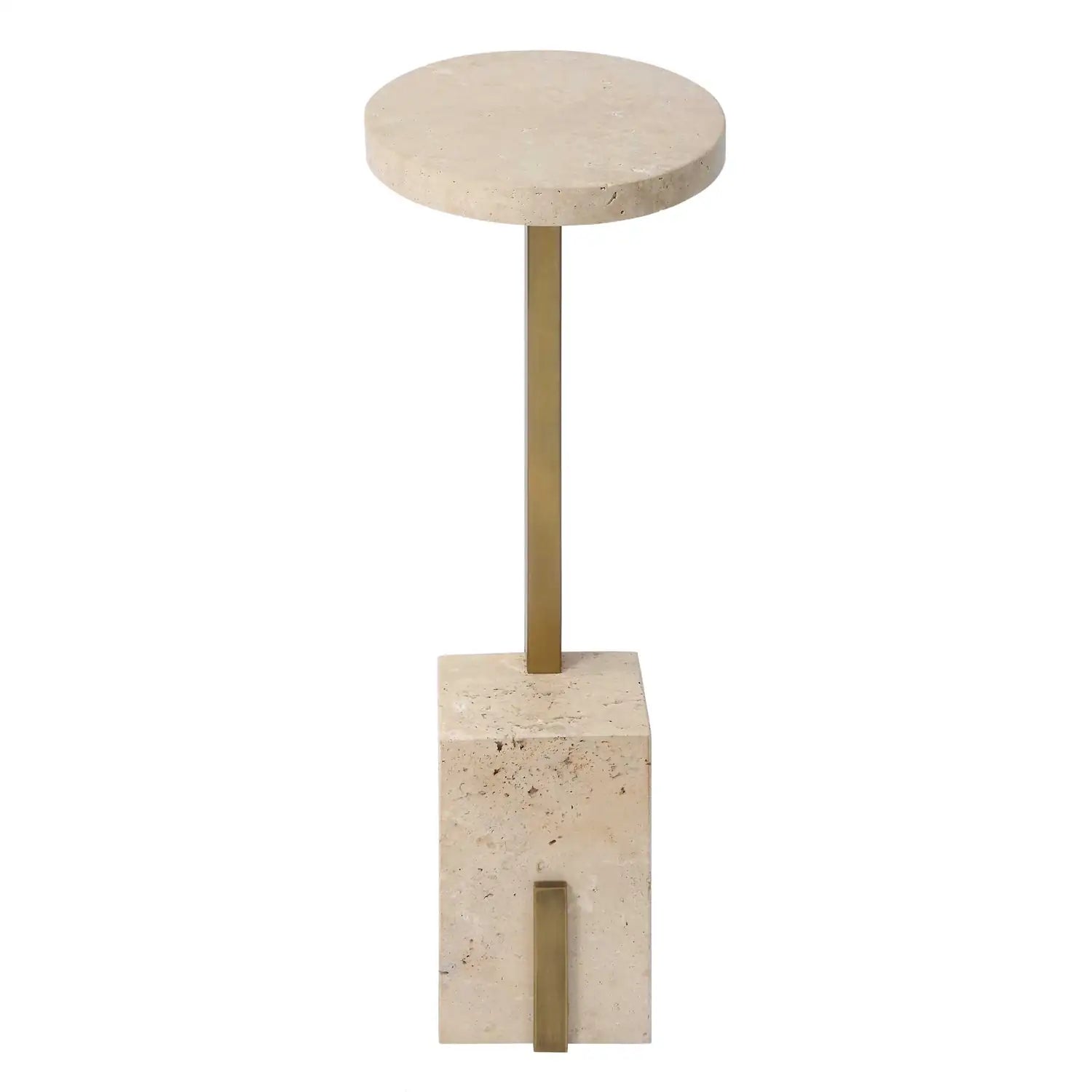 UTTERMOST Feranno Travertine Accent Table - Decorative Accents