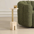 UTTERMOST FERANNO TRAVERTINE ACCENT TABLE - Decorative Accents