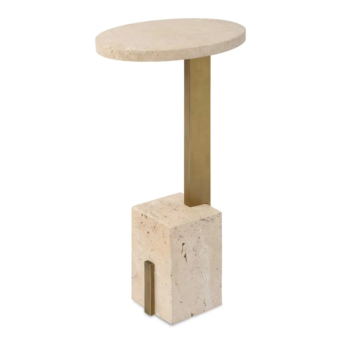 UTTERMOST Feranno Travertine Accent Table - Decorative Accents