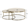 UTTERMOST Aragon Nesting Coffee Tables Set Of 2 - Coffee