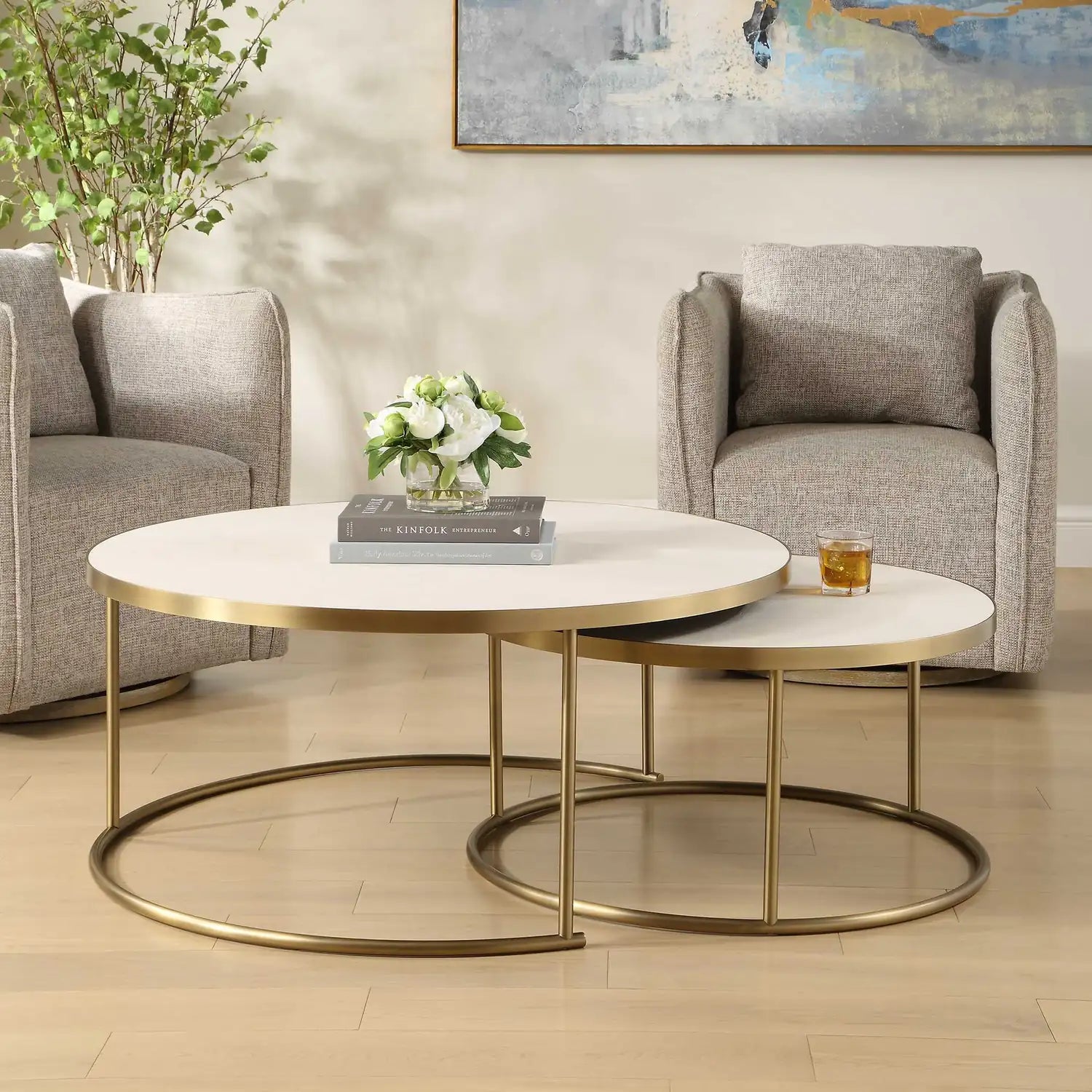 UTTERMOST ARAGON NESTING COFFEE TABLES - Coffee