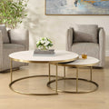 UTTERMOST Aragon Nesting Coffee Tables Set Of 2 - Coffee