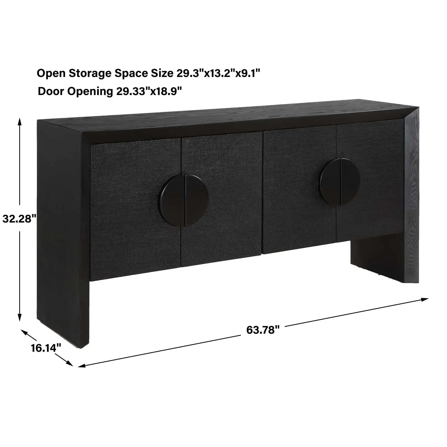 UTTERMOST Williams 4 Door Cabinet - Decorative Accents