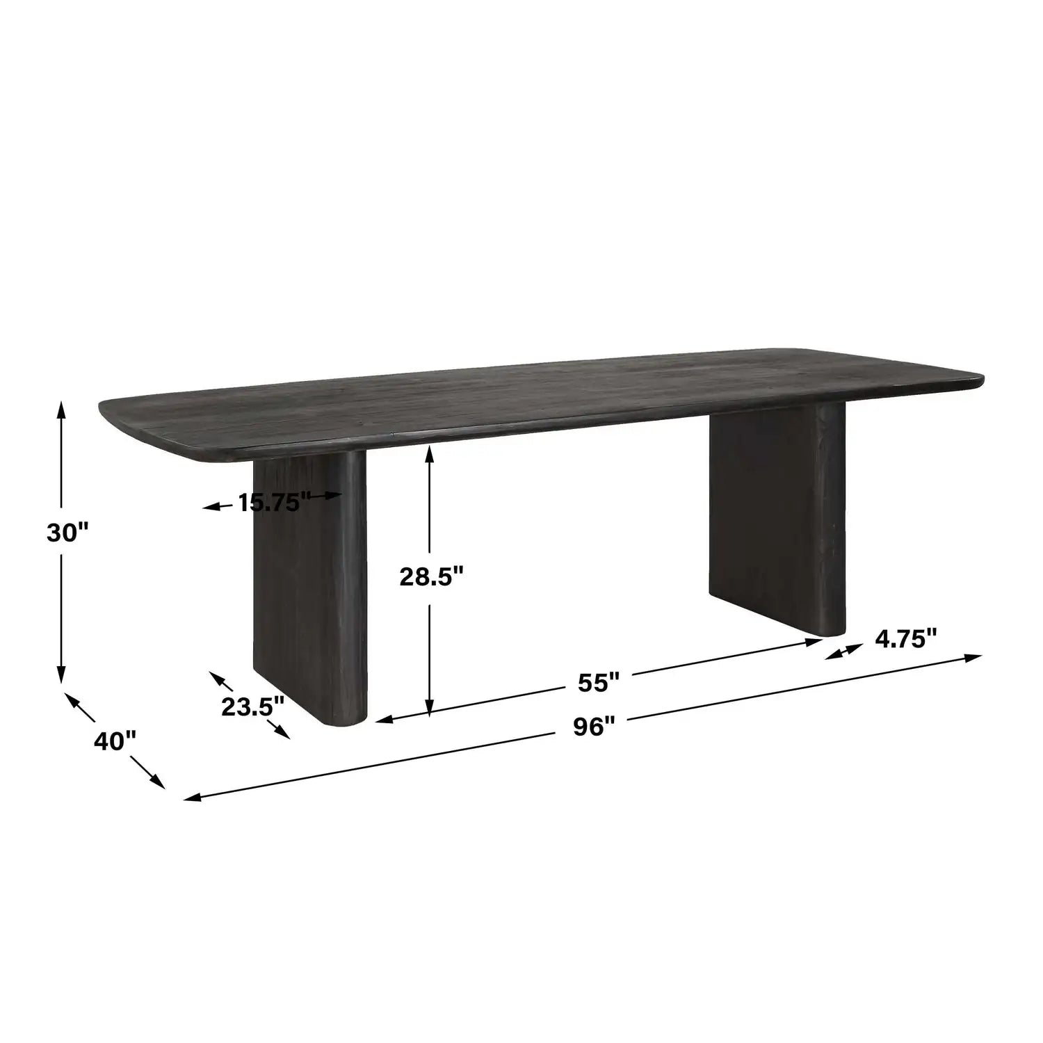 UTTERMOST Kirin Fir Dining Table - Decorative Accents