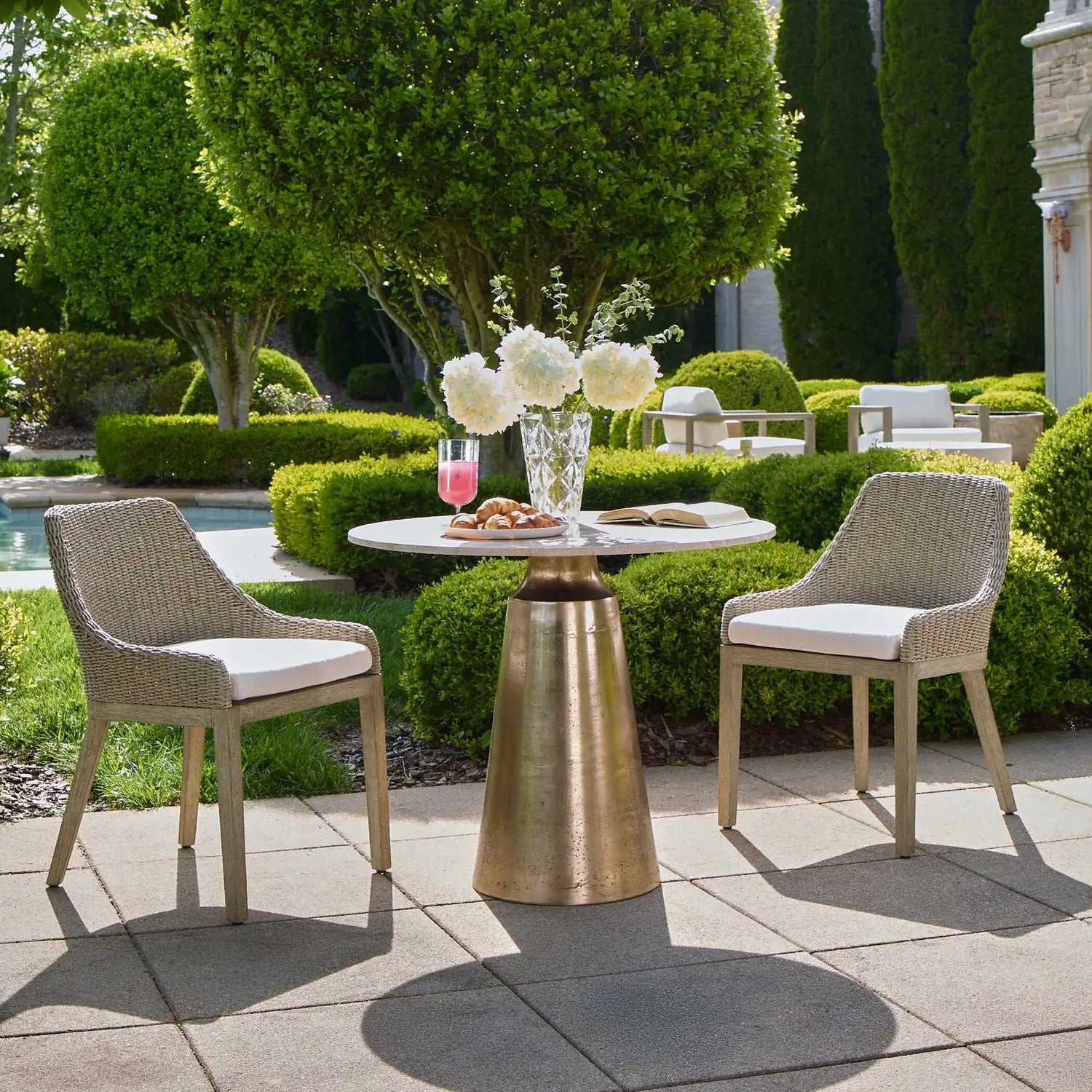 UTTERMOST Midsummer Indoor-Outdoor Bistro Table - Decorative Accents