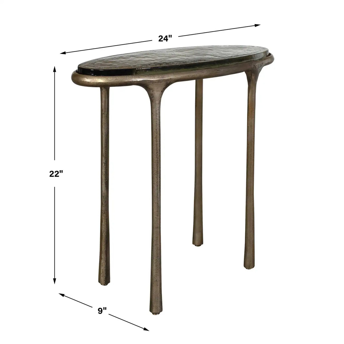 UTTERMOST Ata Oval Accent Table - Decorative Accents