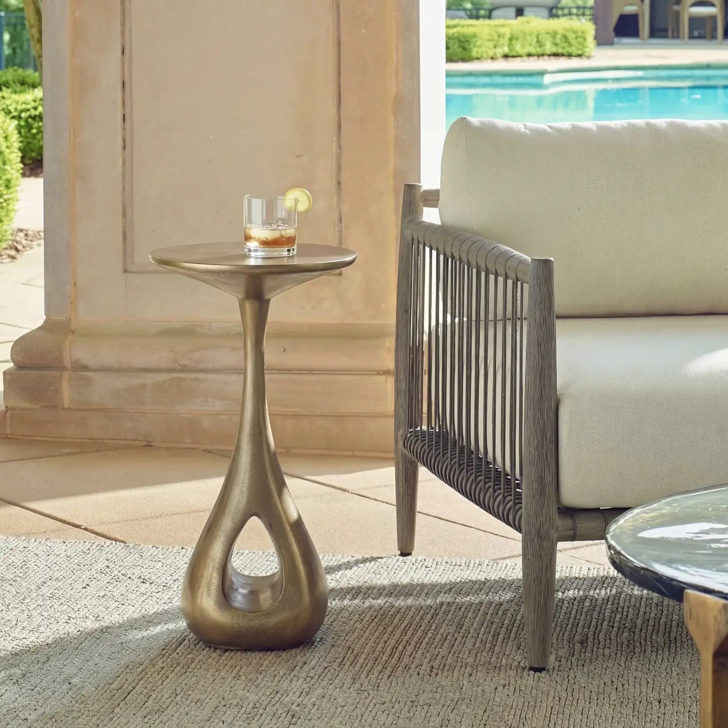 UTTERMOST Tolstoy Indoor-Outdoor Accent Table - Decorative Accents