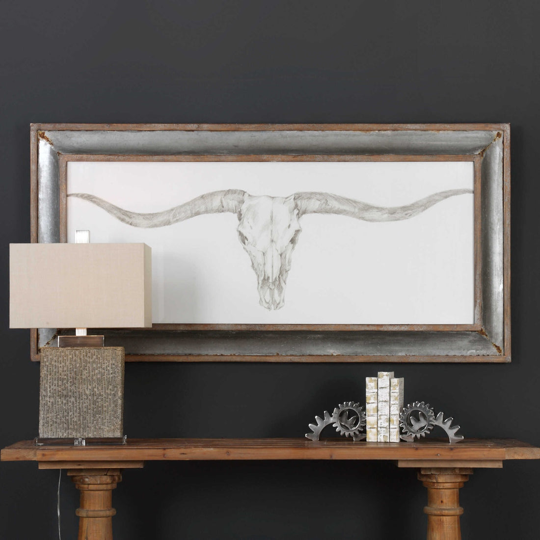 UTTERMOST Western Skull Mount Print - Art