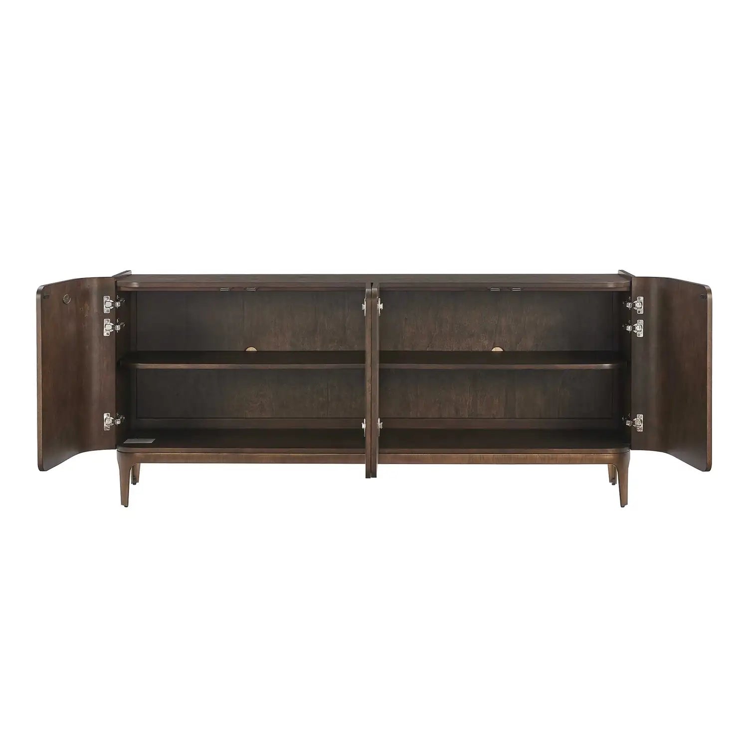 UTTERMOST Melbourne Mappa Burl 4 Door Cabinet - Decorative Accents