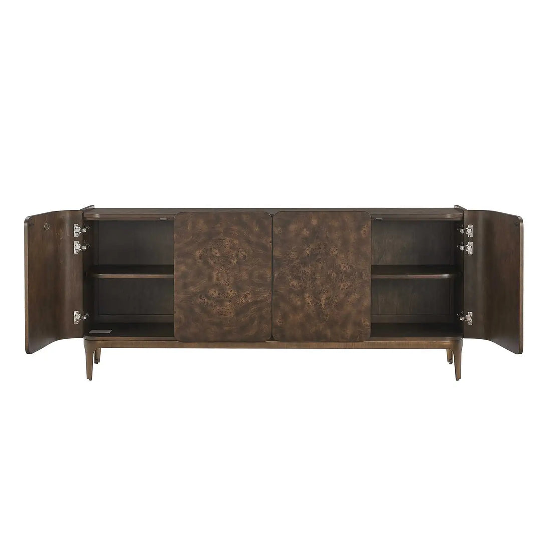 UTTERMOST Melbourne Mappa Burl 4 Door Cabinet - Decorative Accents