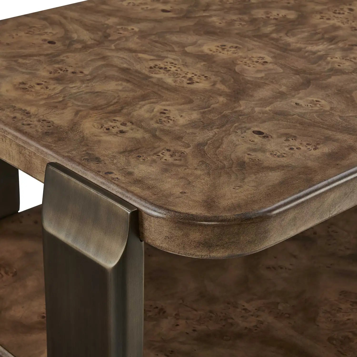 UTTERMOST Vance Mappa Burl Coffee Table - Decorative Accents