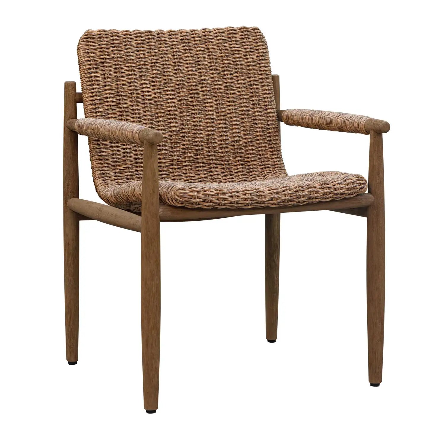 UTTERMOST Sumba Flax Outdoor Dining Chair - Decorative Accents