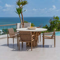 UTTERMOST Sumba Flax Outdoor Dining Chair - Decorative Accents
