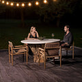 UTTERMOST Sumba Flax Outdoor Dining Chair - Decorative Accents