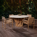 UTTERMOST Sumba Flax Outdoor Dining Chair - Decorative Accents